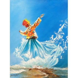 Naushad Alam, 18 x 24 Inch, Oil on Canvas, Figurative Painting, AC-NAL-212